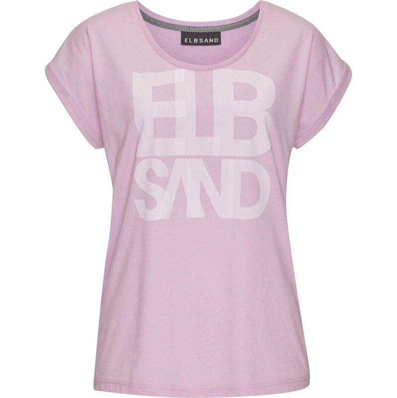 Elbsand Tričko orgovánová / biela 63969771