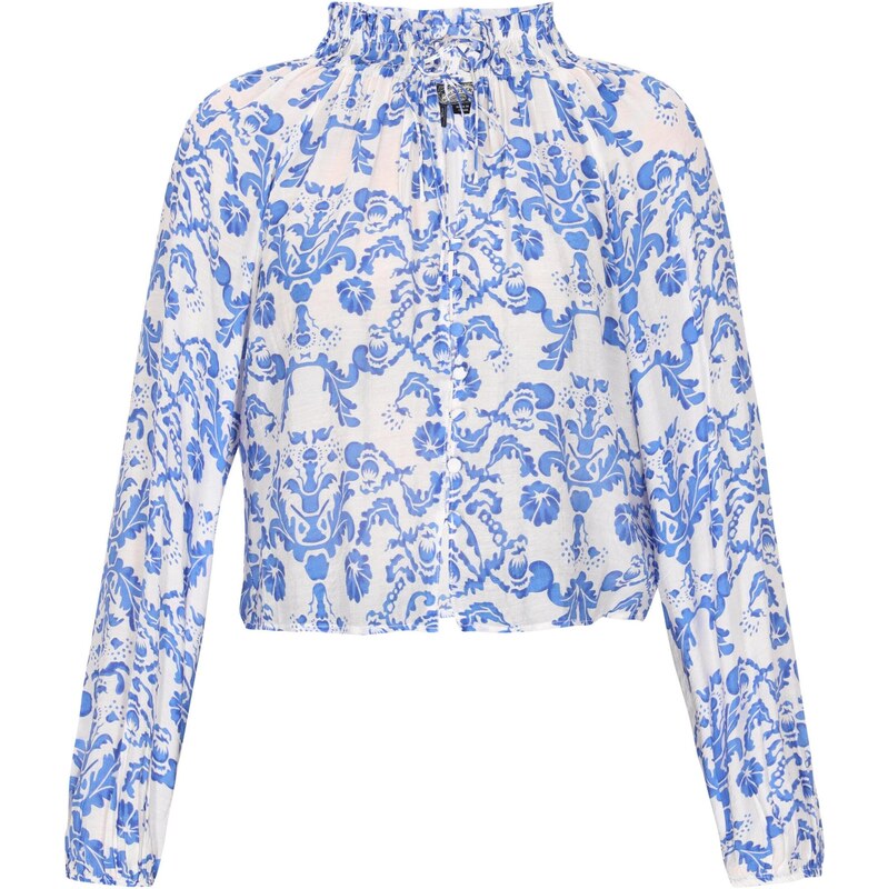 DreiMaster Vintage Blúzka námornícka modrá / biela 65877174