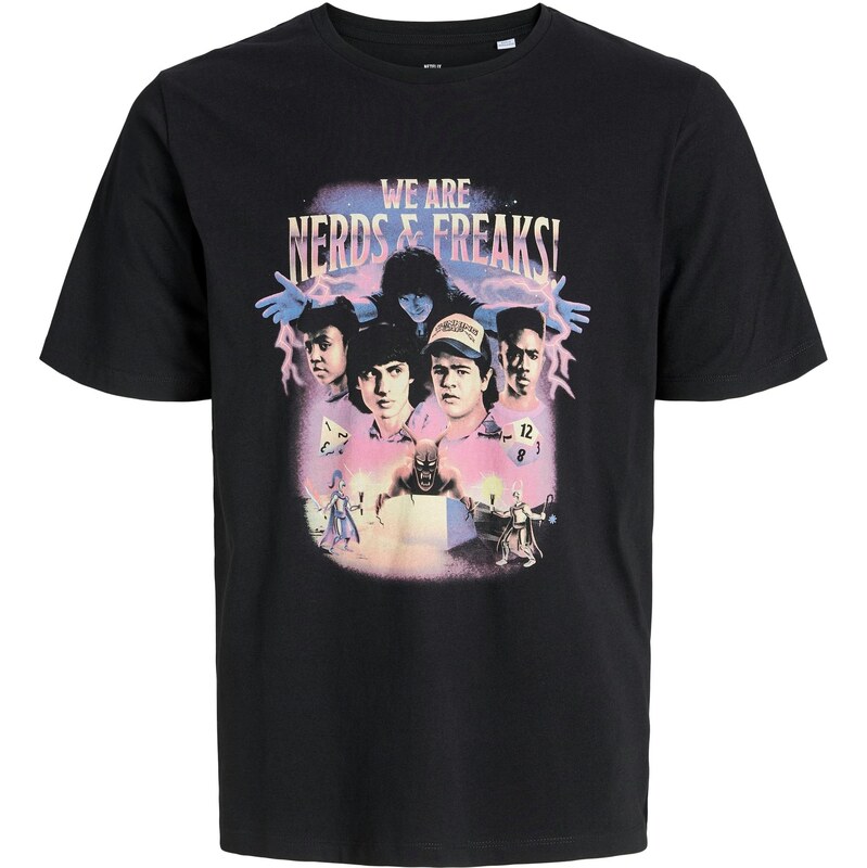 JACK & JONES Tričko JORStranger krémová / modrosivá / slivková / 63956702