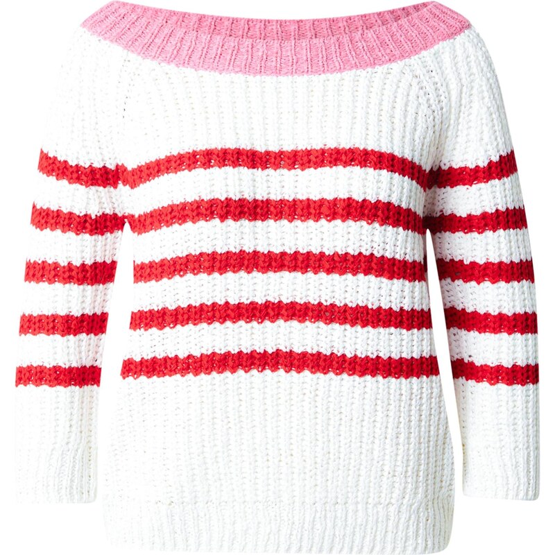 OUI Sveter ružová / červená / biela 63956905