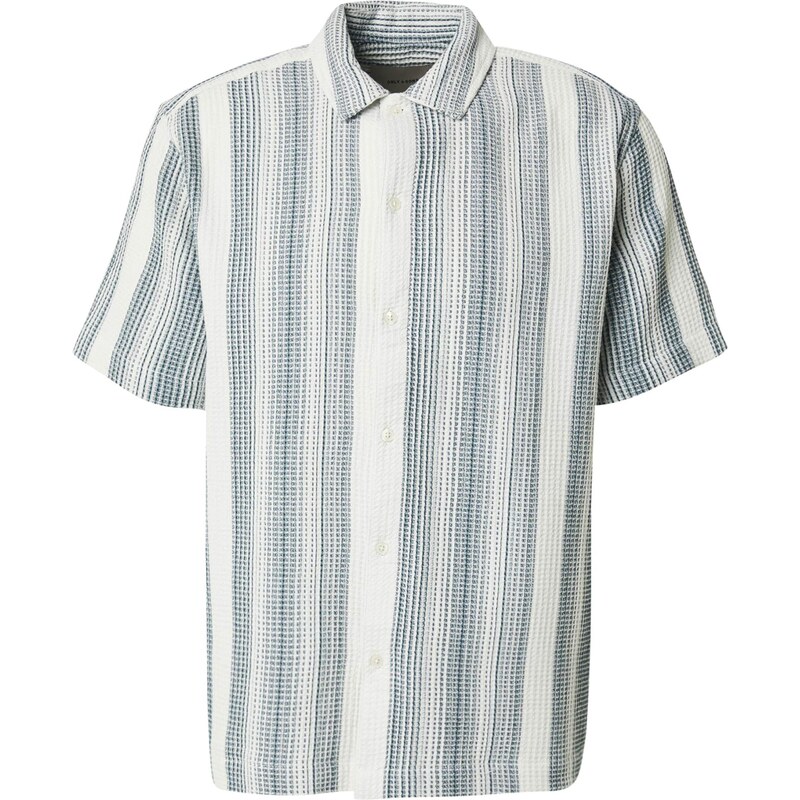 Only & Sons Košeľa ONSSAVIER modrozelená / biela 63957096