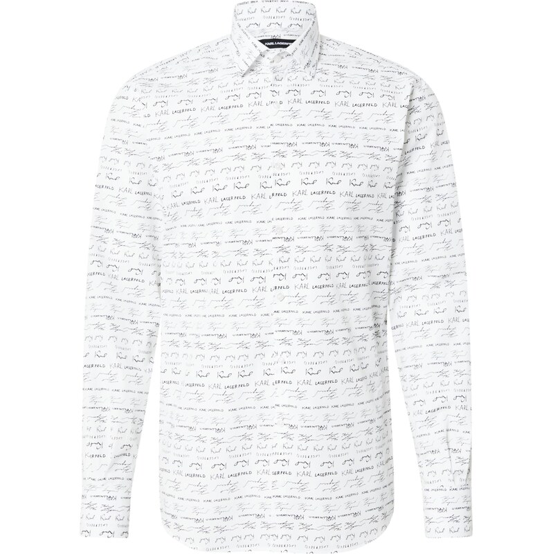 Karl Lagerfeld Košeľa čierna / biela 63957082