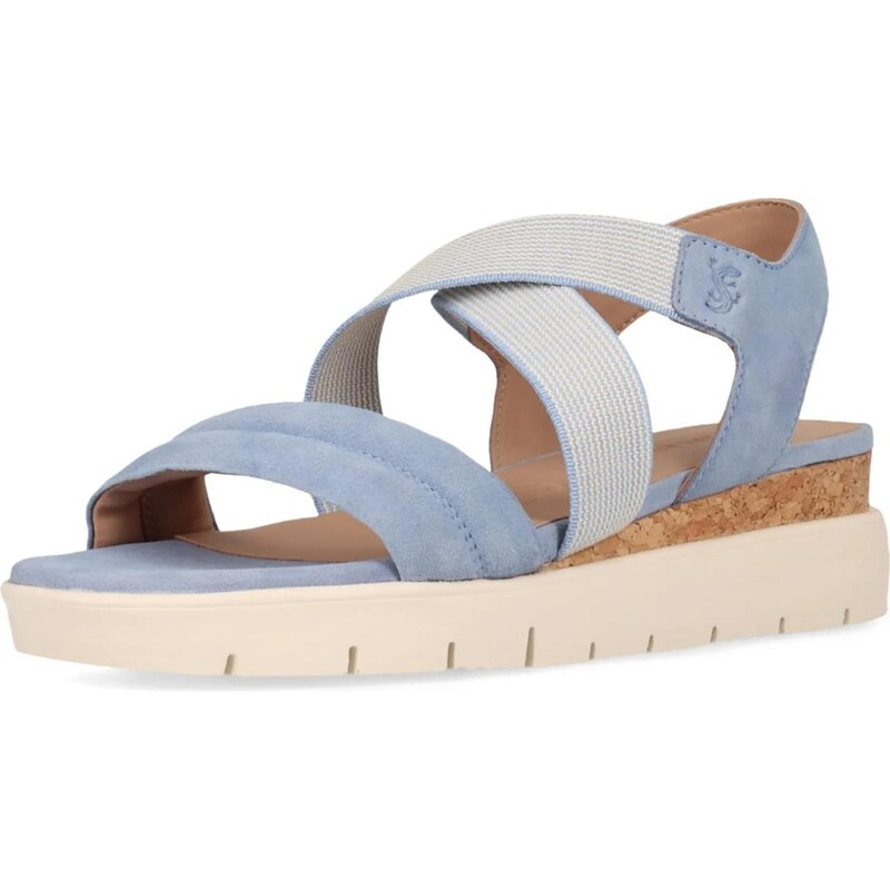 SALAMANDER Sandále krémová / svetlomodrá 63957148