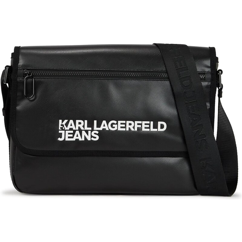 KARL LAGERFELD JEANS Messenger čierna / biela 63956582
