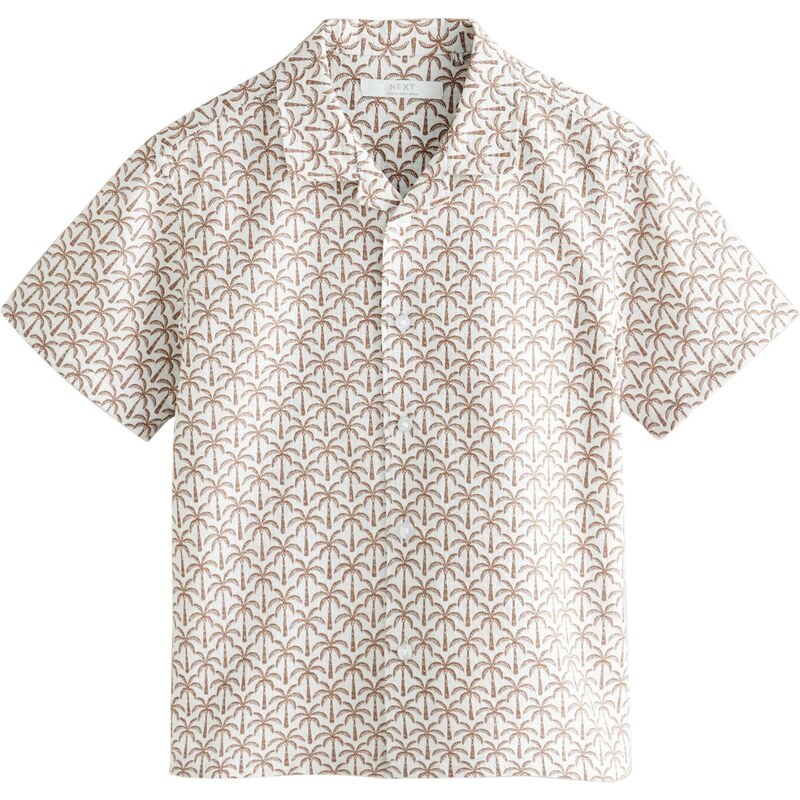 Next Košeľa nebielená / hnedá 64063020