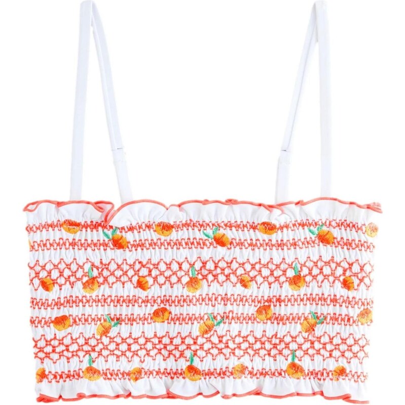 Next Bikinový top žltá / zelená / melónová / biela 64565564