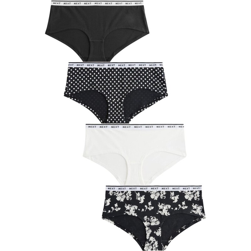 Next Nohavičky čierna / biela 65651797