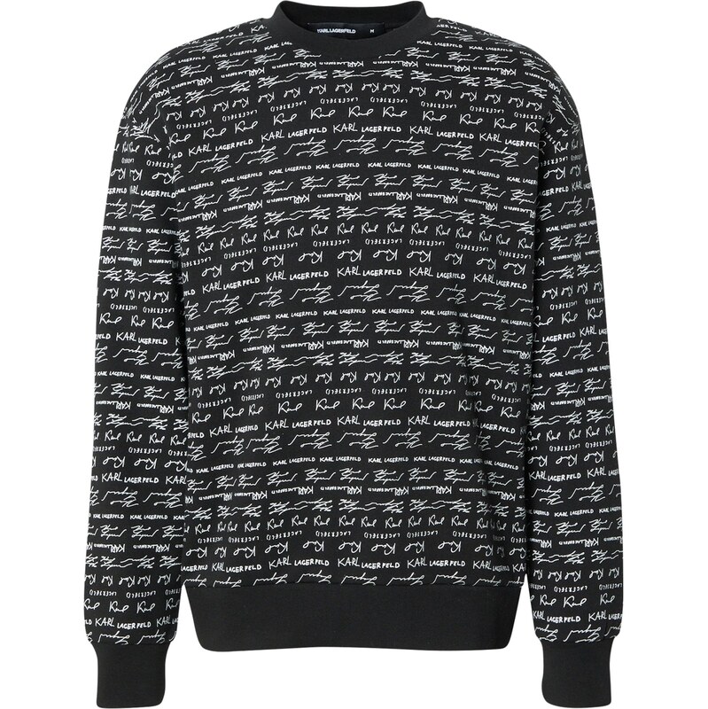 Karl Lagerfeld Mikina čierna / šedobiela 63956958