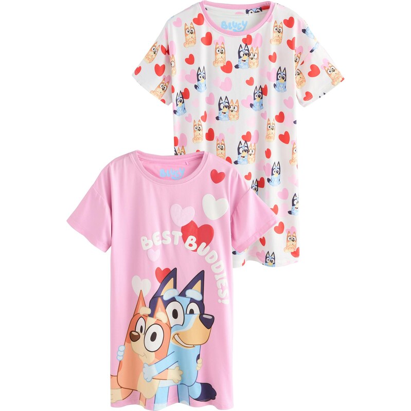 Next Nočná košieľka béžová / námornícka modrá / ružová / biela 64500780