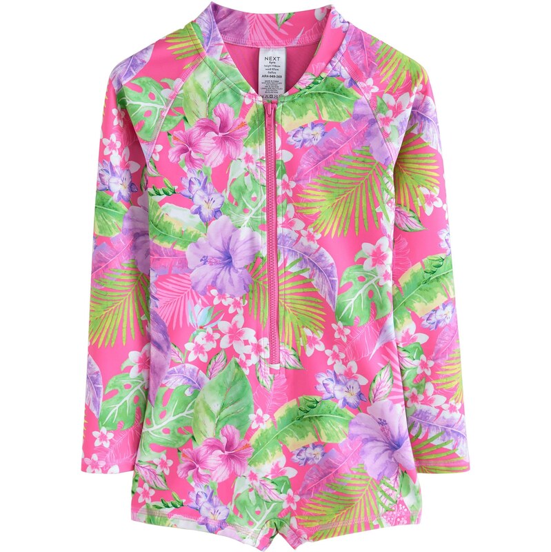 Next Jednodielne plavky zelená / fialová / ružová / biela 64216514