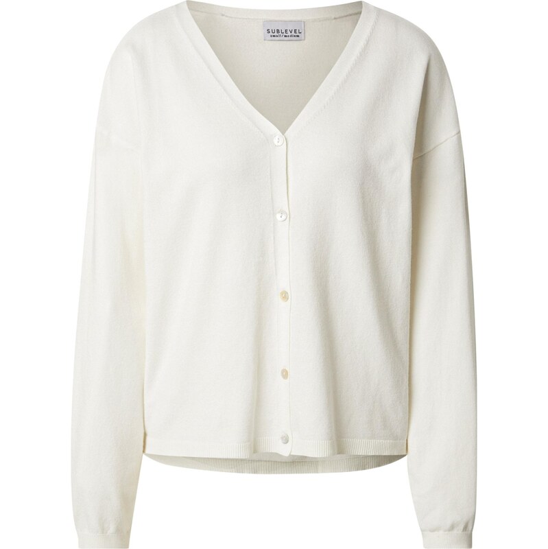 Sublevel Kardigán biela 63956887