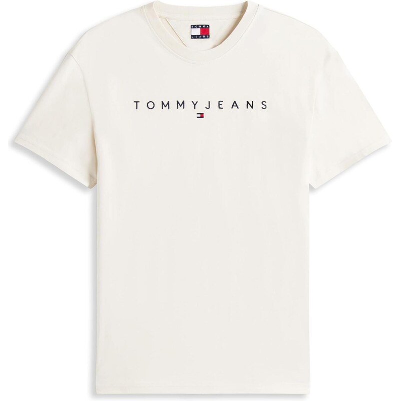 Tommy Jeans Tričko svetlobéžová / námornícka modrá 63956869