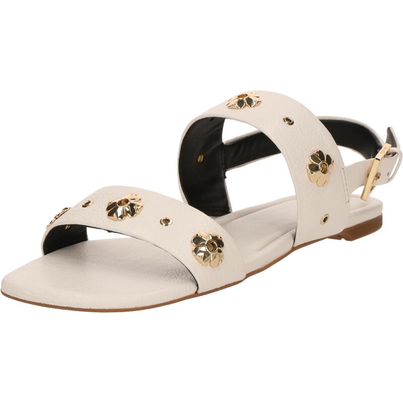 Kate Spade Sandále Spade Flower Sandaletten Mit Nieten, Flach krémová 63957003