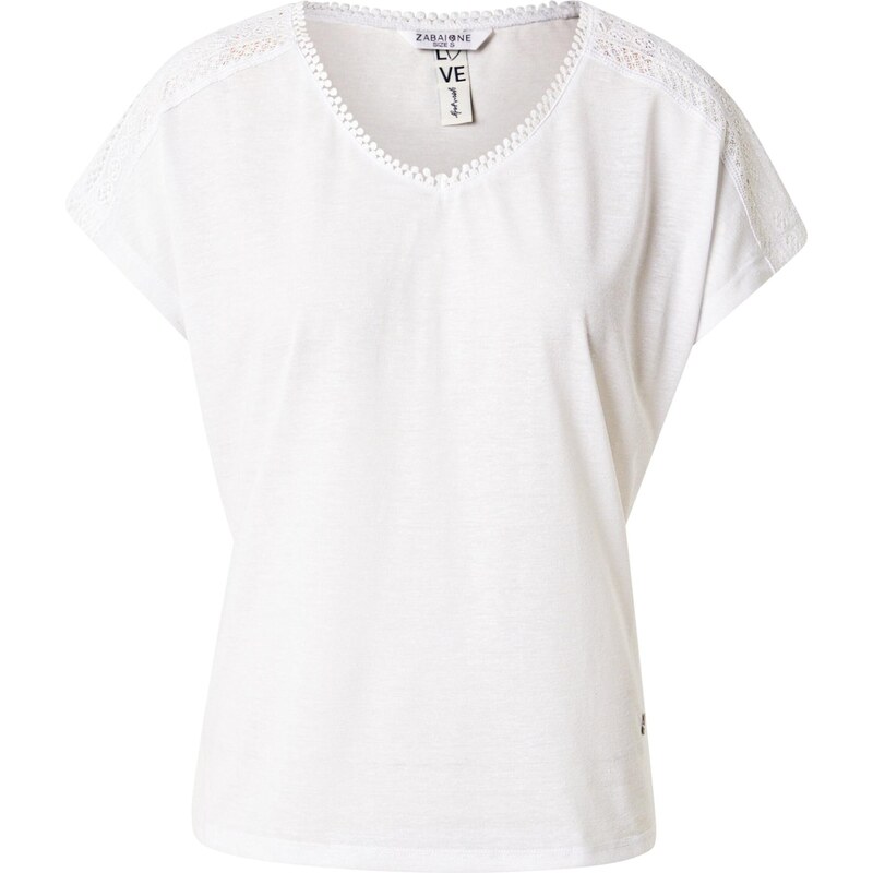 ZABAIONE Tričko Ce44leste biela 63957090