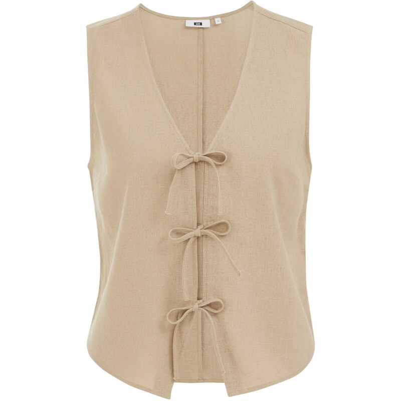 WE Fashion Vesta krémová 65880327