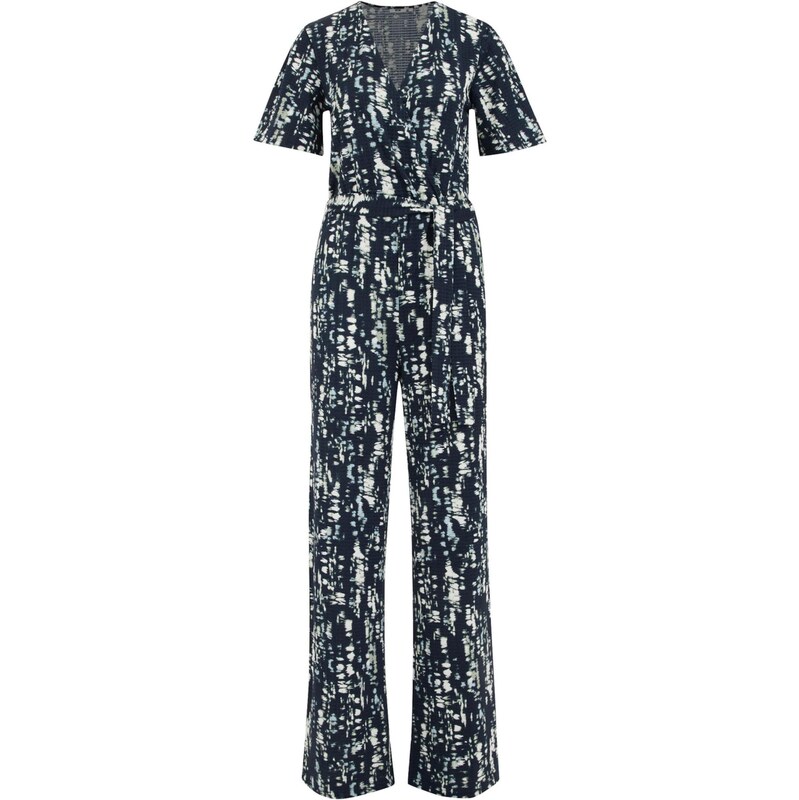 WE Fashion Overal námornícka modrá / biela 65880337