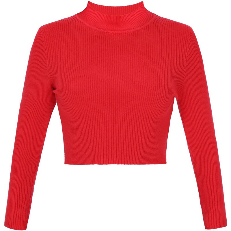 MYMO Sveter Comfy jasne červená 65730845