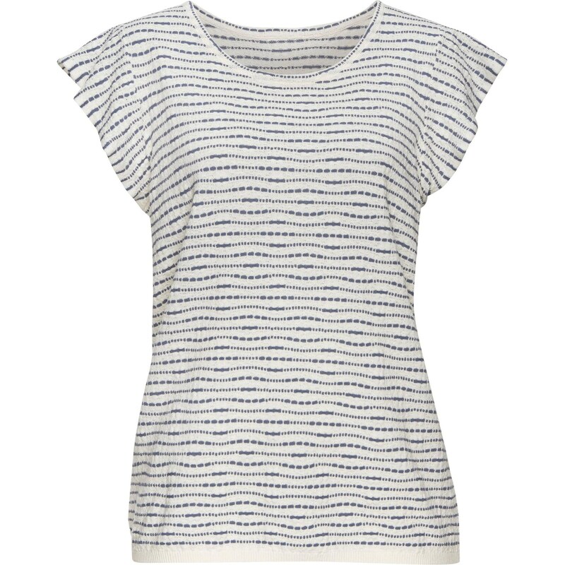 VIVANCE Tričko krémová / zafírová 64565449