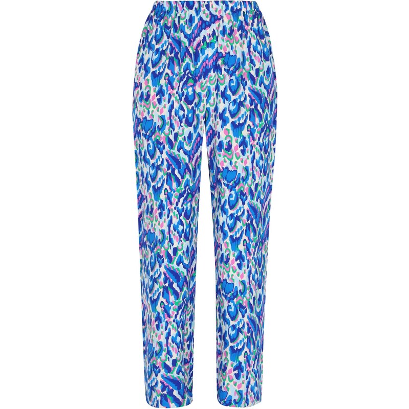 MYMO Nohavice modrá / zelená / ružová 65875774