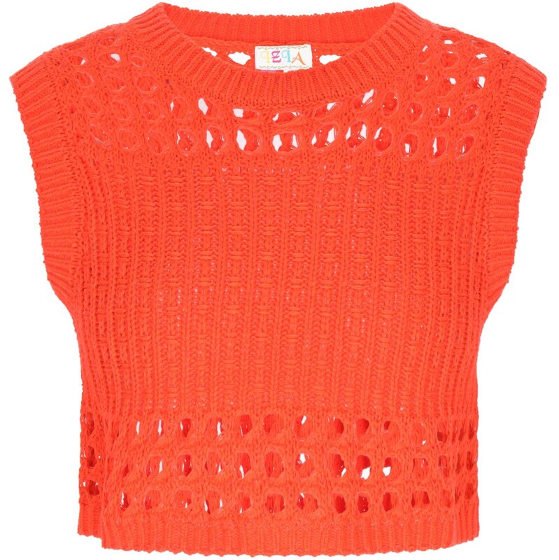 IZIA Vyšívaný top oranžová 65649246