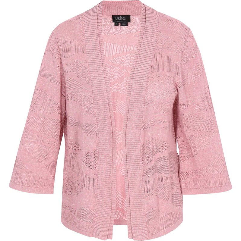 usha BLACK LABEL Kardigán svetloružová 65649290