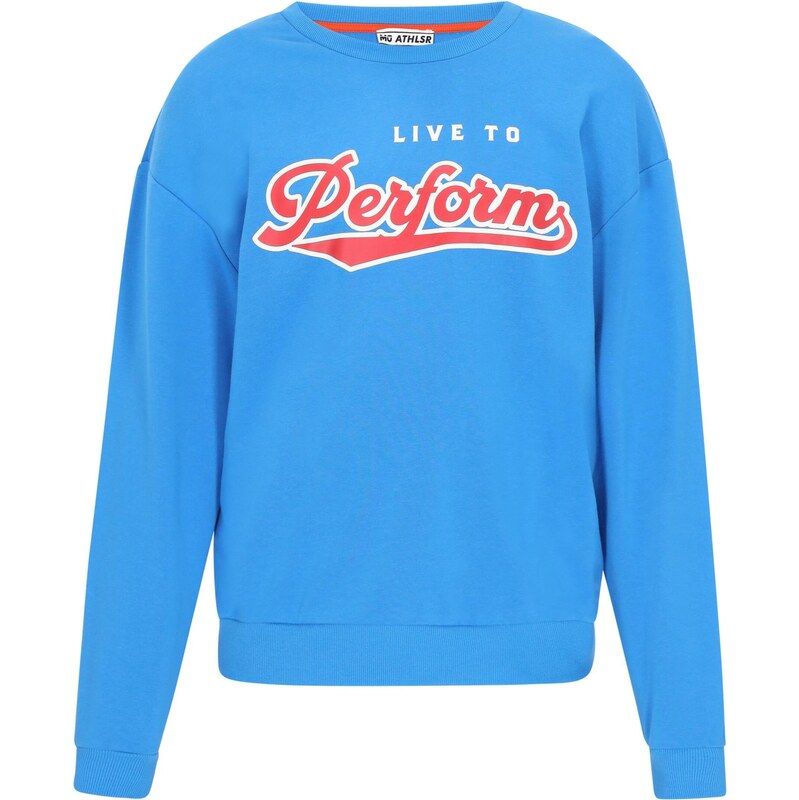 Mo ATHLSR Mikina Back To School azúrová / červená / biela 65649336