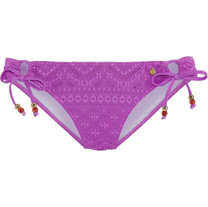 LASCANA Bikinové nohavičky hnedá / zlatá / fialová 63969835