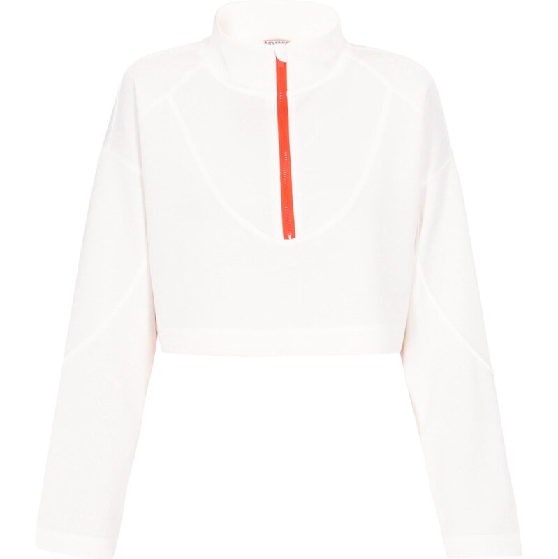 myMo ATHLSR Mikina Fashion Look oranžová / biela 65876357