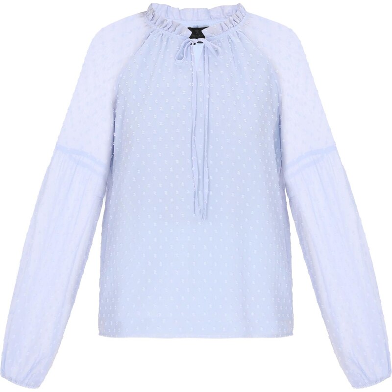 DreiMaster Klassik Blúzka Classic Look svetlomodrá 64284369