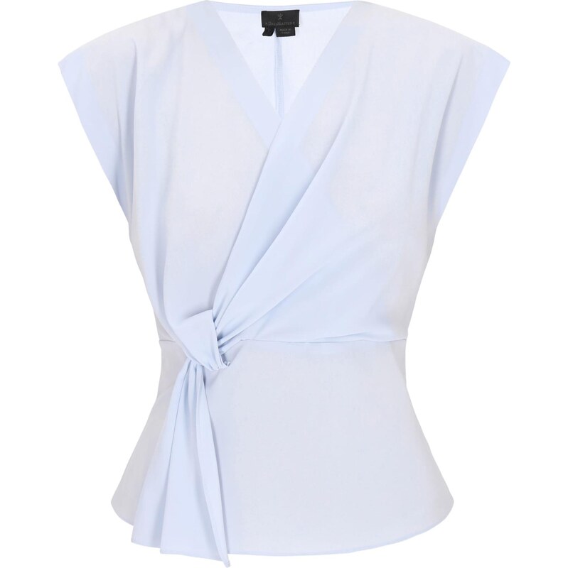 DreiMaster Klassik Blúzka Classic Look svetlomodrá 64284367