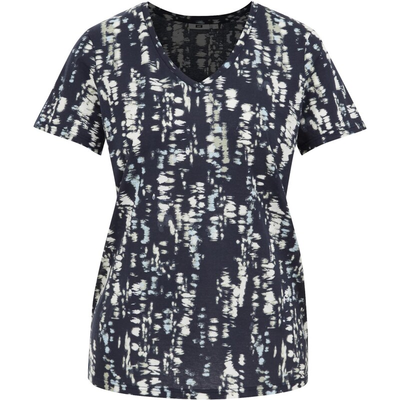 WE Fashion Tričko námornícka modrá / biela 65880334