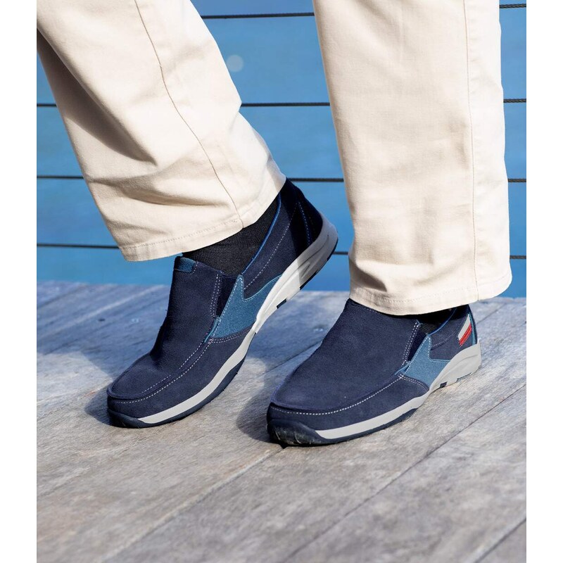 Tmavomodré mokasíny Atlas For Men Modrá 50336972