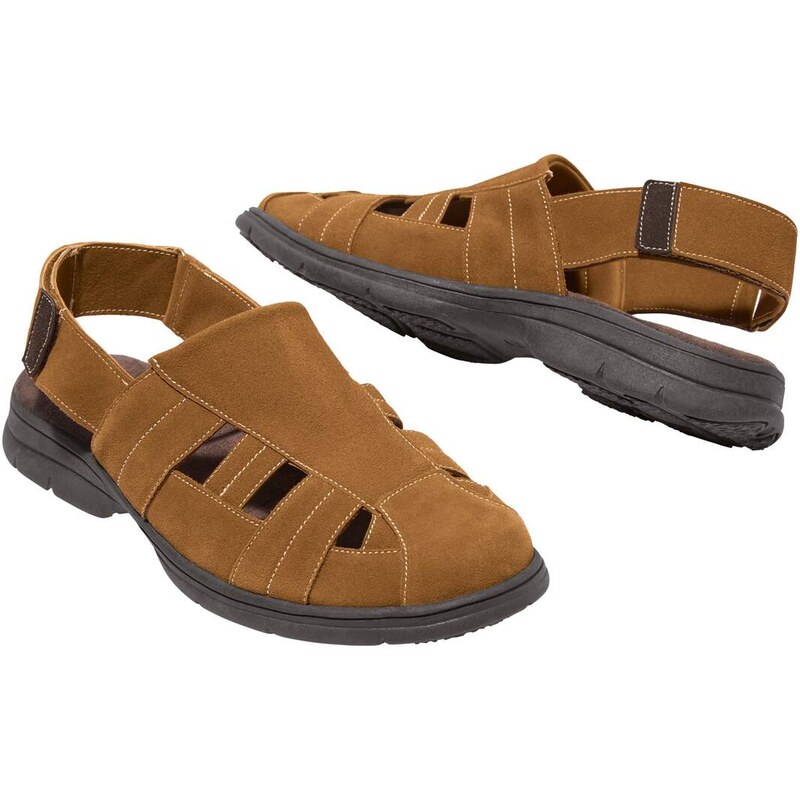 Letné sandále na suchý zips Atlas For Men Hnedá 50797178