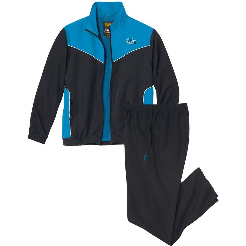 Športová súprava z mikrovlákna Training Atlas For Men Čierna 63959218