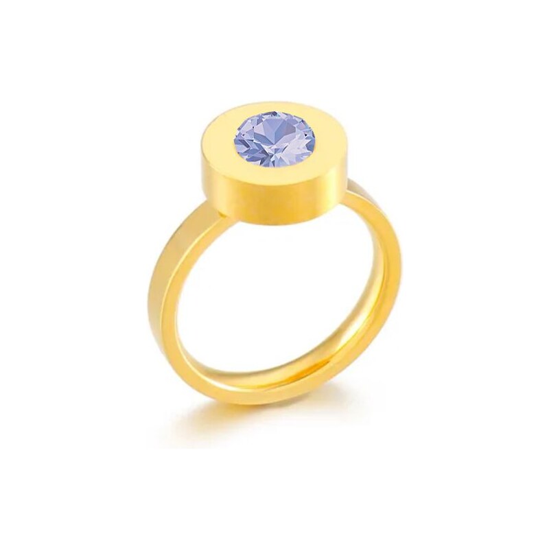 SWAROVSKI Elements Swarovski e. dámsky zlatý prsteň Shine Shot, 63969486