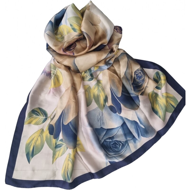 Katrins Fashion Hodvábny Dámsky elegantný šál 63969541