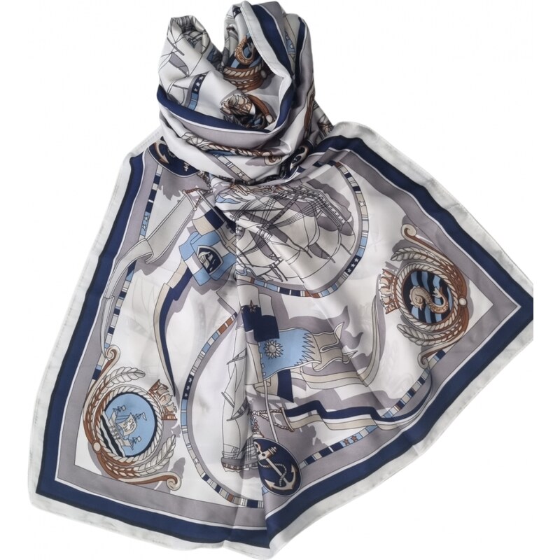 Katrins Fashion Hodvábny Dámsky elegantný šál 63969542