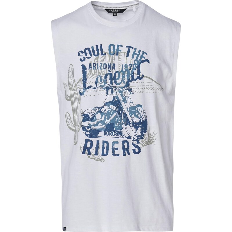 KOROSHI Tričko námornícka modrá / sivá / biela 68535576