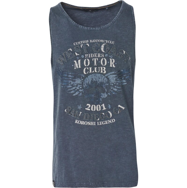 KOROSHI Tričko námornícka modrá / námornícka modrá / biela 65880398