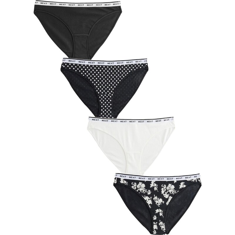 Next Nohavičky čierna / biela 65651800