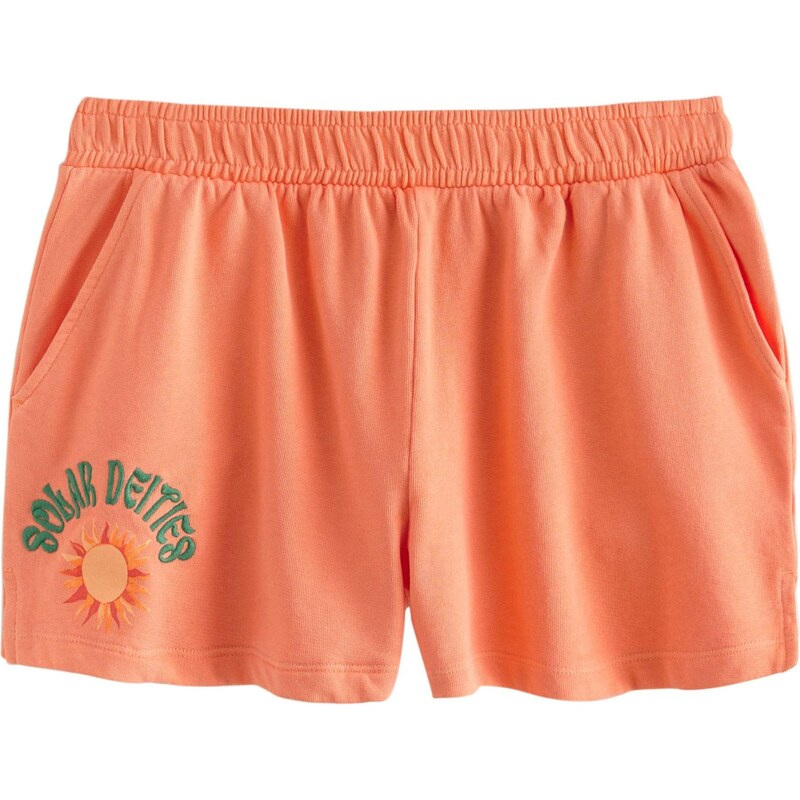 Next Nohavice tmavozelená / oranžová 65878507