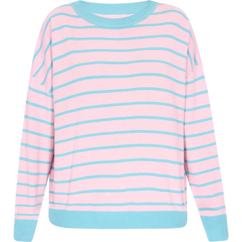 swirly Sveter svetlomodrá / ružová 65874377
