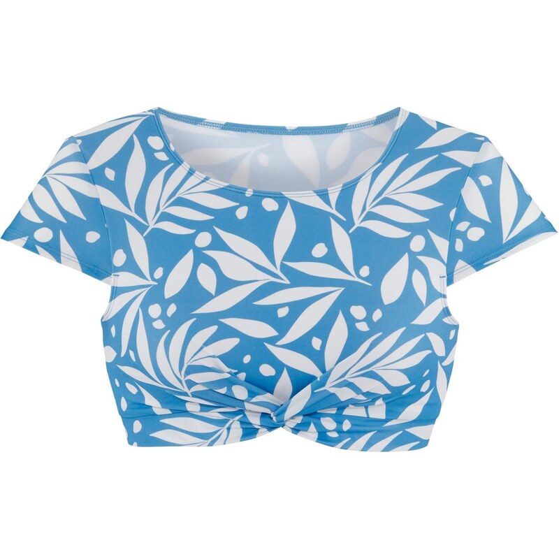 LASCANA ACTIVE Športový bikinový top nebesky modrá / biela 65649282