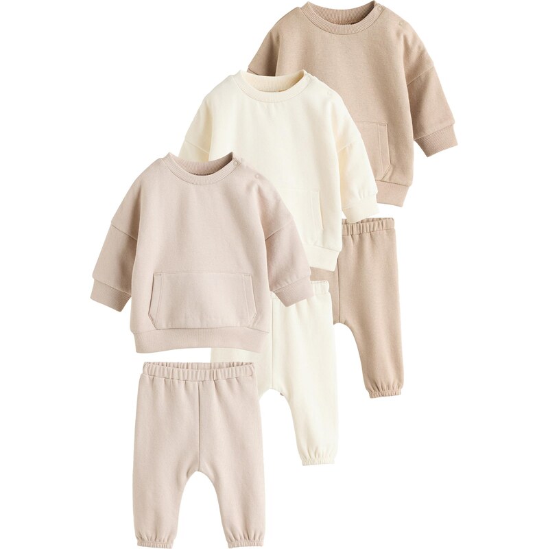 Next Set béžová / krémová / tmavobéžová 64528593