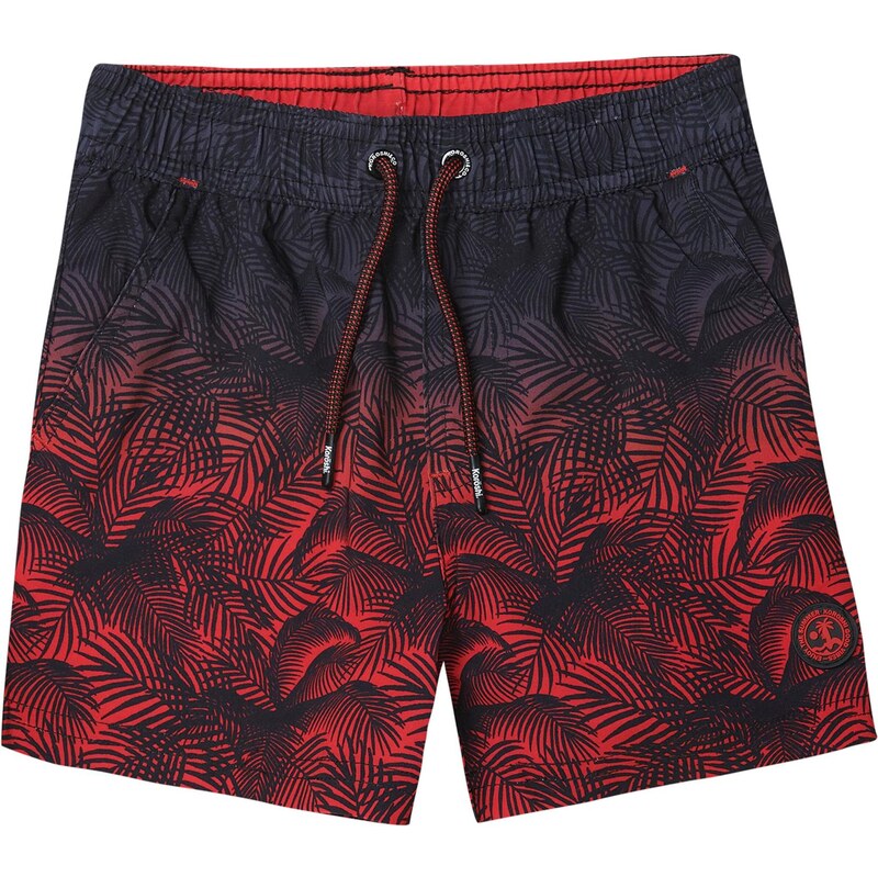 KOROSHI Plavecké šortky indigo / červená / čierna 65880399