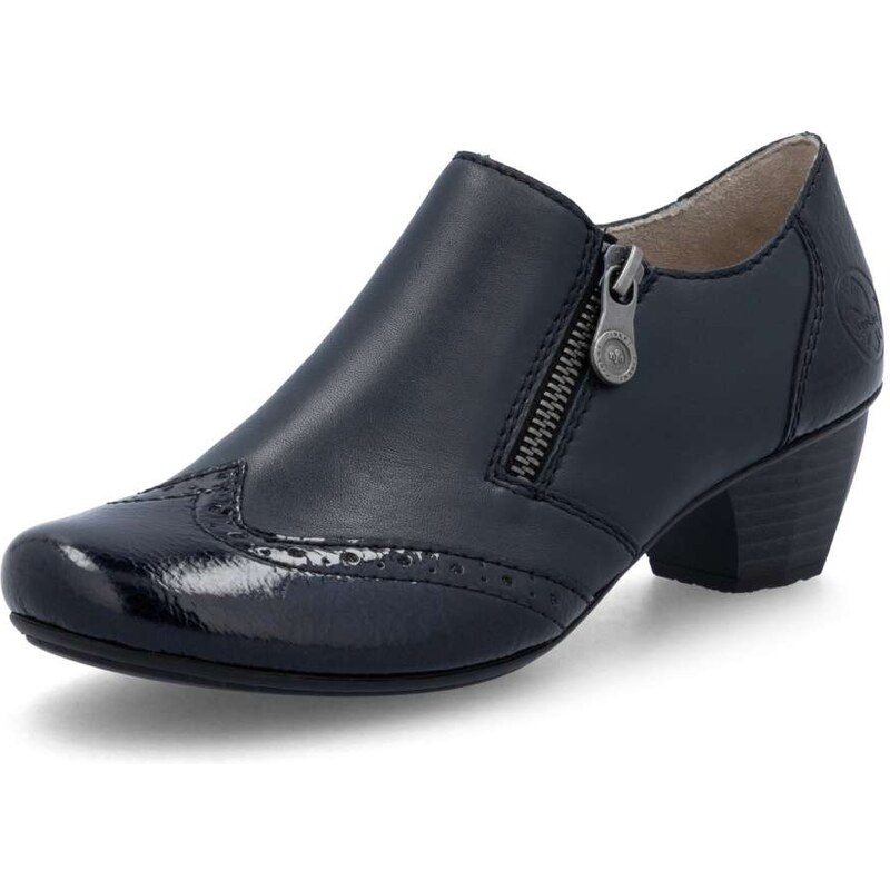 Dámske poltopánky RIEKER 41757-15 modrá W5 63976318