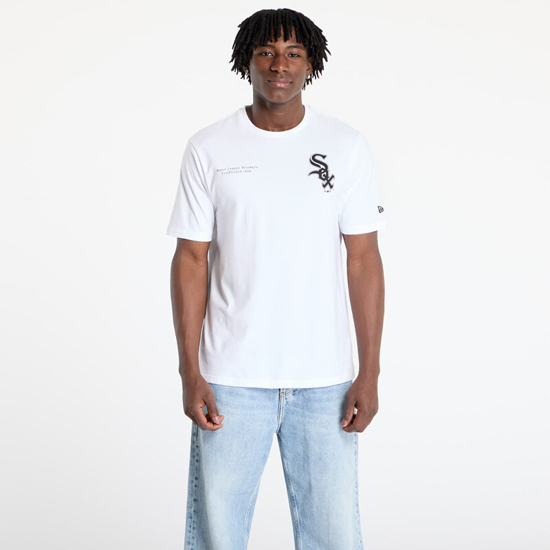 Tričko New Era Chicago White Sox Arch Graphic Regular Tee UNISEX White 63889765