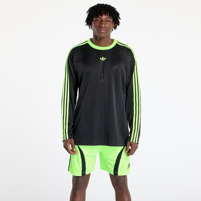 adidas Originals Tričko adidas Jacquard Longsleeve Jersey Black/ 63977625