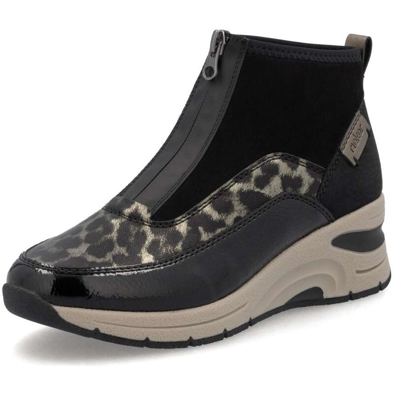 Dámska členková obuv RIEKER N9362-00 čierna W5 63978068