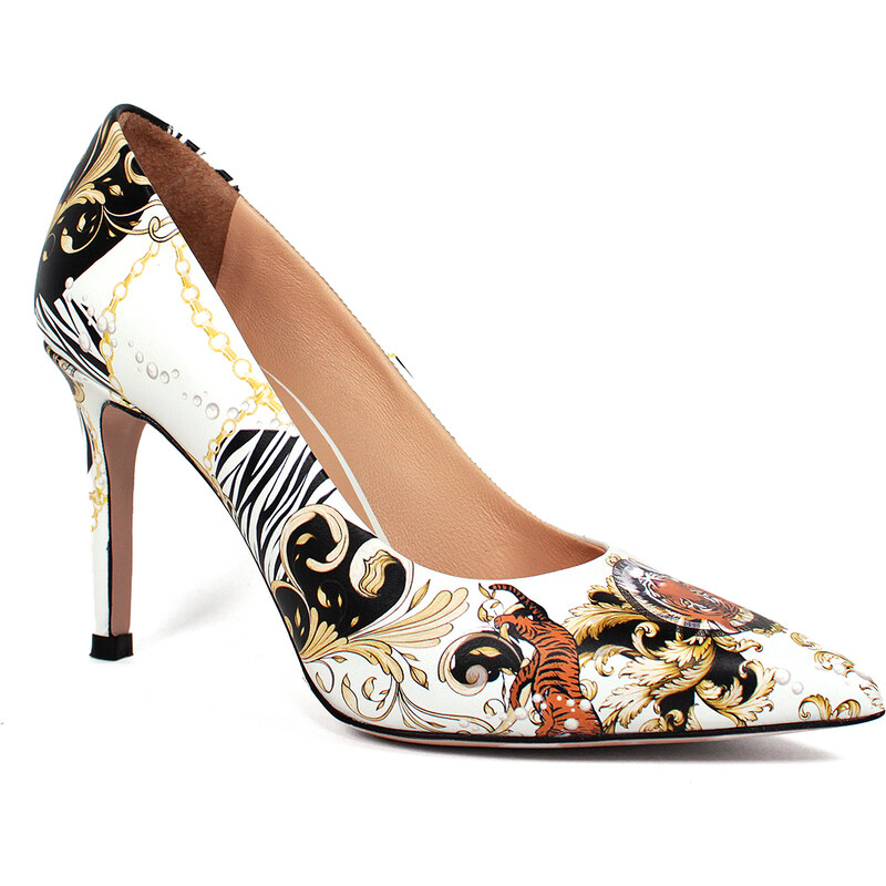 Secretshoes Vzorované kožené lodičky 63978428